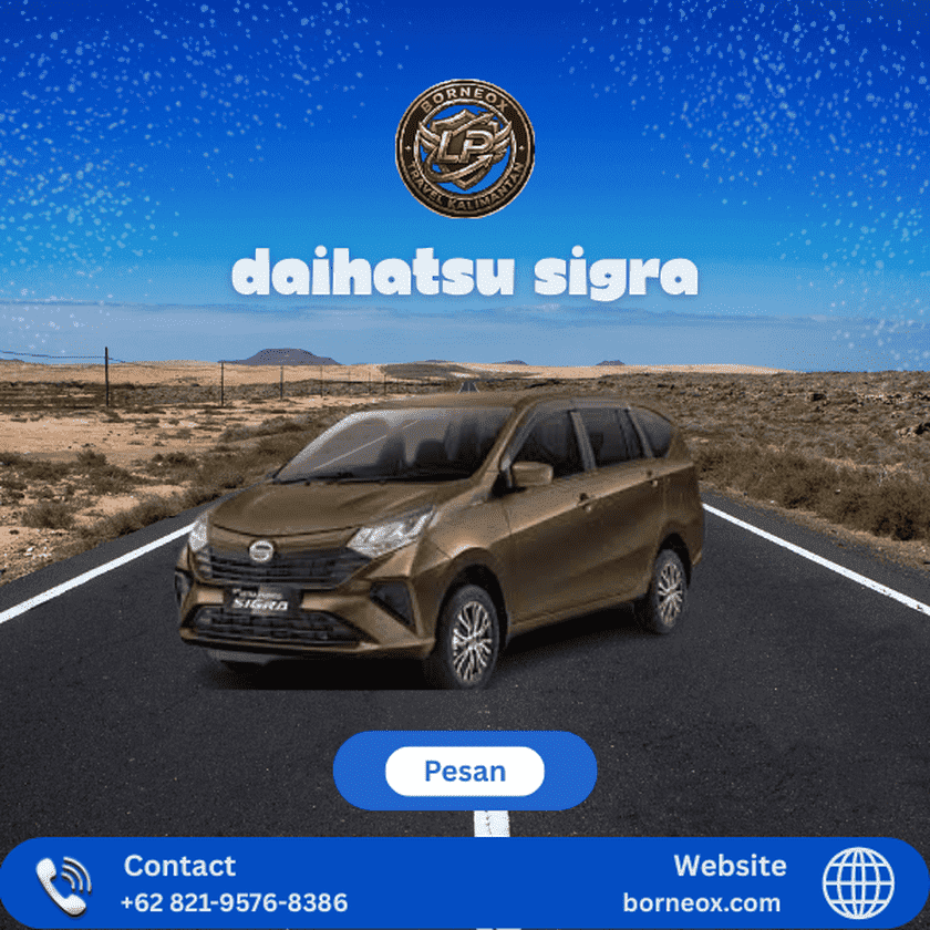 Pilihan Armada Mobil Daihatsu Sigra Coklat